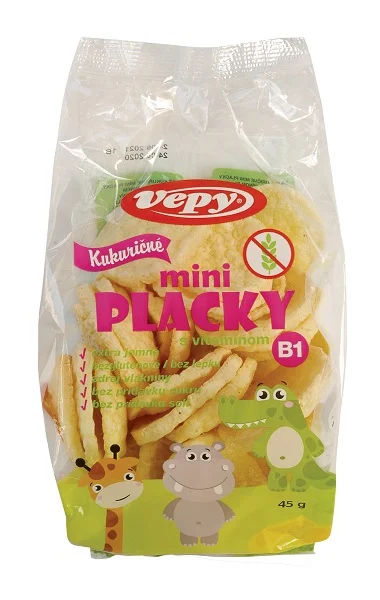 VEPY - Kukuřičné placky MINI s vit.B1, bez lepku, 45 g
